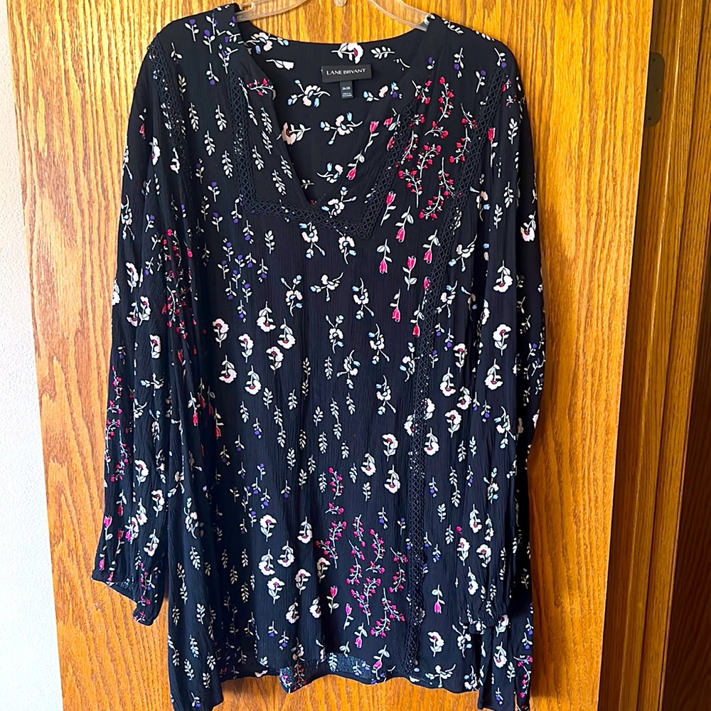 Long sleeve peasant blouse